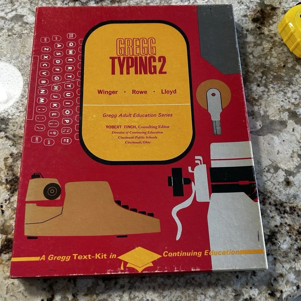 Vintage 1966 Gregg Typing 2 Complete Boxed Kit Adult Education McGraw-Hill